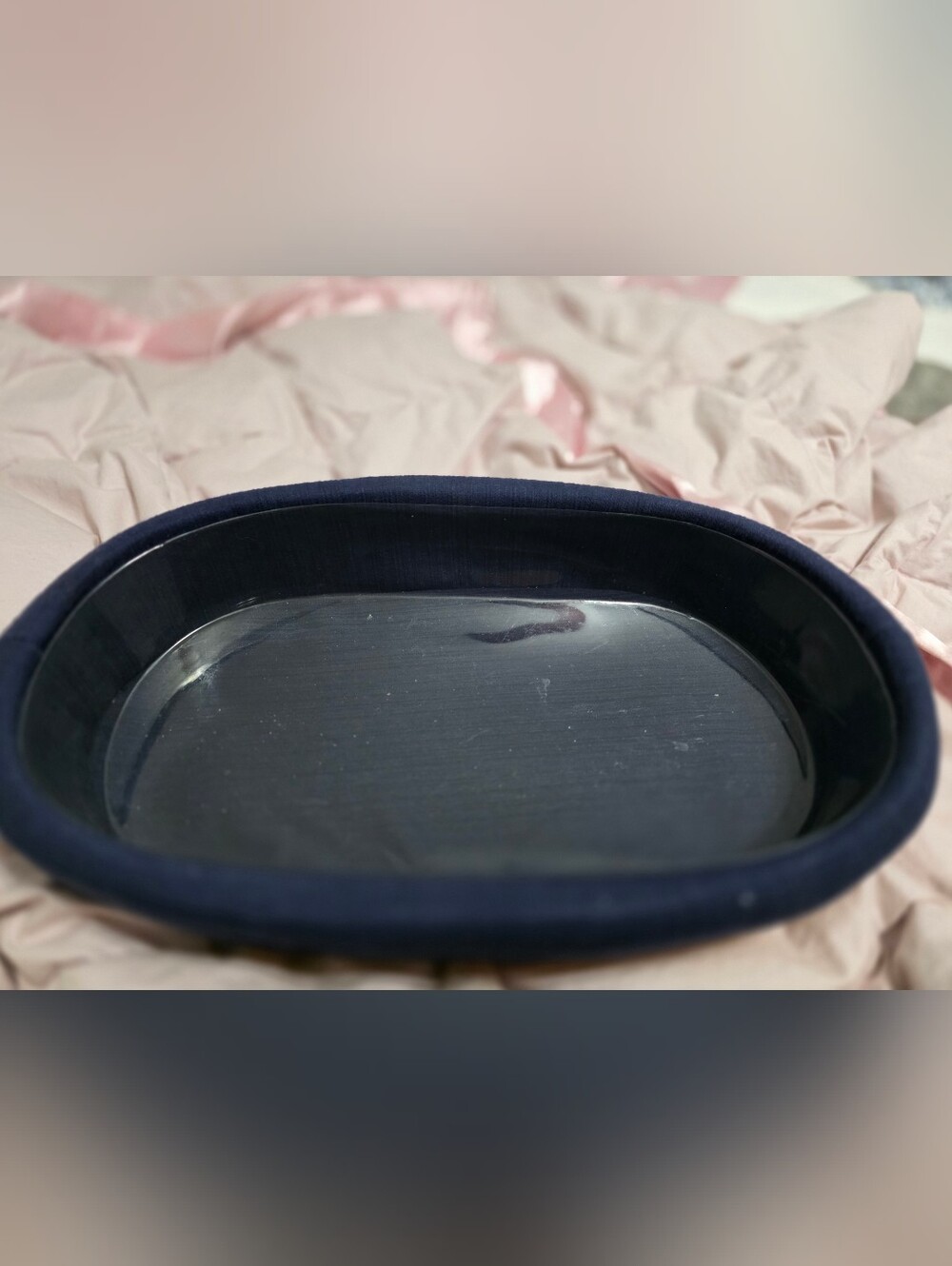 Classic Navy Oval Hat Tray - Tasket RENAISSANCE
